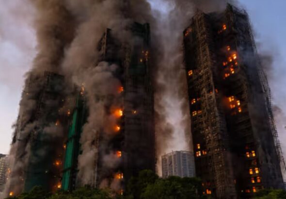 INCENDIO EN HONG KONG