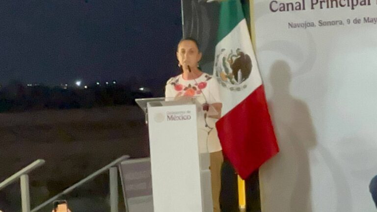 Sheinbaum en Sonora: inaugura acueducto Seri y celebra el 10 de mayo desde Cajeme