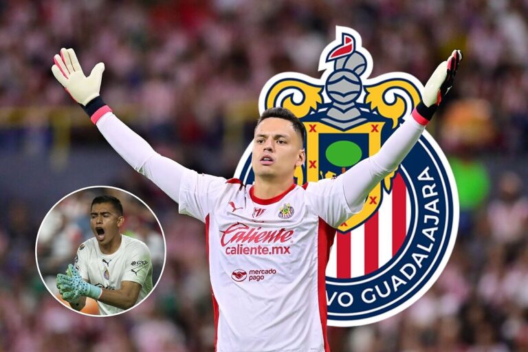 Óscar Whalley destaca como portero de Chivas en semifinal contra Cruz Azul