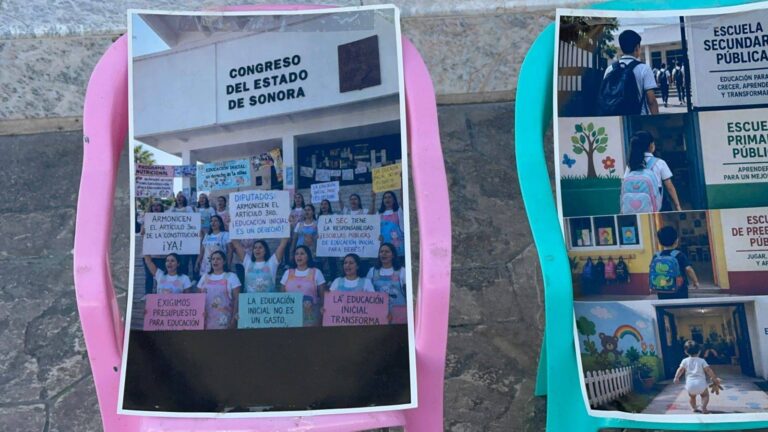 Encargadas de estancias infantiles inician huelga de hambre en Hermosillo por pagos pendientes