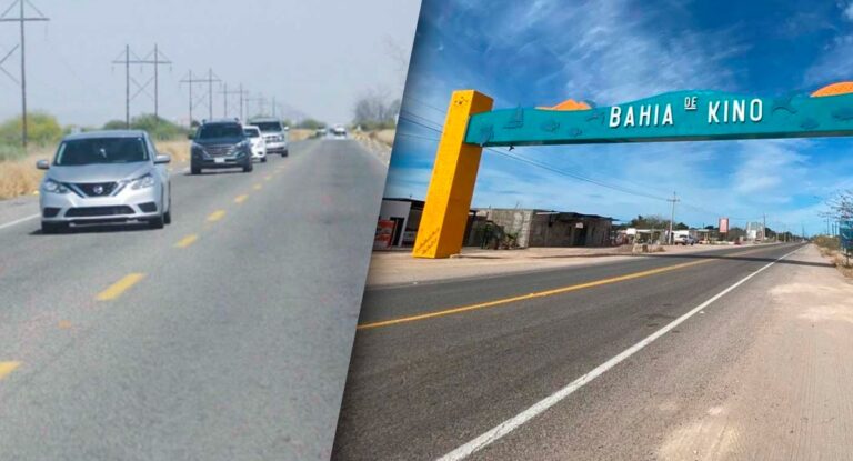 Avanza 25% la ampliación de la carretera Hermosillo-Bahía de Kino, informa Sidur Sonora