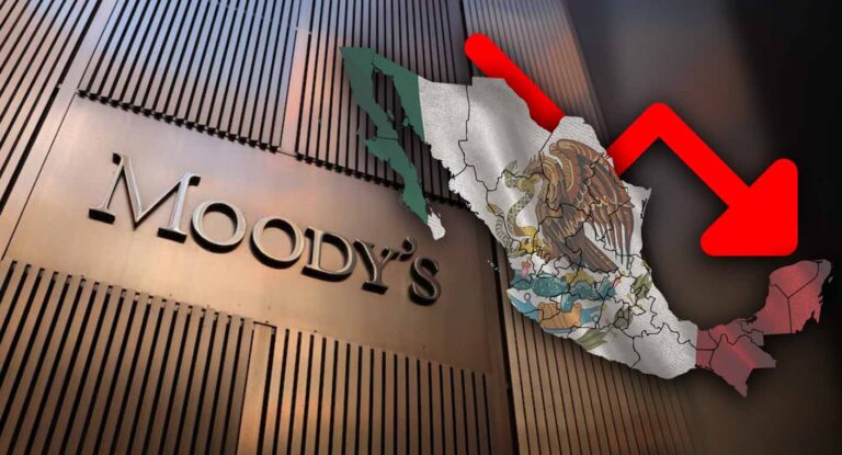 Moody’s reduce calificación crediticia de México al límite del grado de inversión por deuda y bajo crecimiento