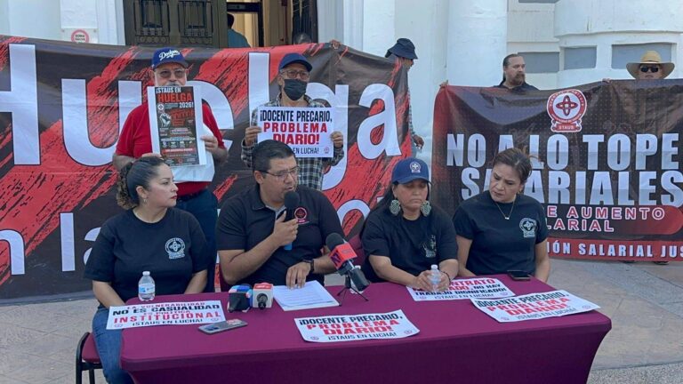 STAUS retoma diálogo con la Unison tras plantón, pero huelga continúa vigente