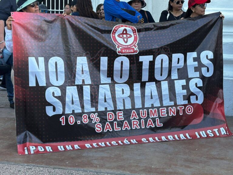 Maestros de la UNISON mantienen movilizaciones en Hermosillo