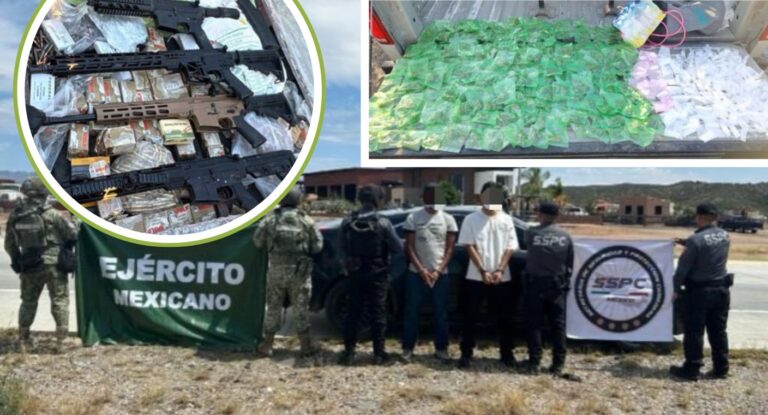 Autoridades de Sonora reportan 149 detenidos y más de 550 mil dosis de droga aseguradas en una semana