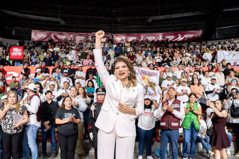 Lorenia Valles se separa del Senado para buscar candidatura de Morena en Sonora Lorenia Valles se separa del Senado para buscar candidatura de Morena en Sonora