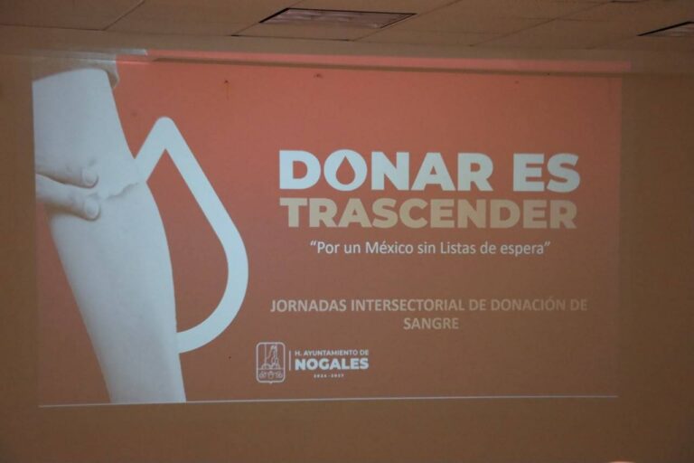 Nogales lanza campaña para ser líder en donación de sangre en Sonora