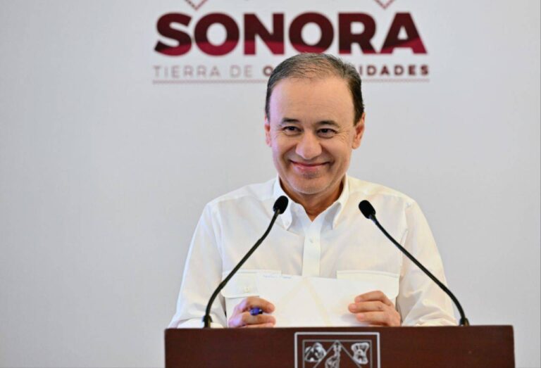 Gobernador destaca disminución de homicidios en Sonora durante su conferencia semanal