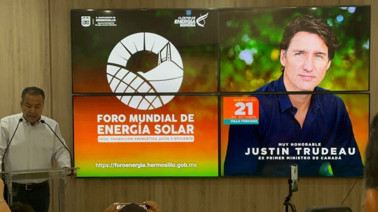 Justin Trudeau asistirá al Foro Mundial de Energía en Hermosillo, Sonora