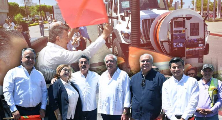 Cajeme fortalece combate a fugas y drenajes con nuevo equipo de desazolve