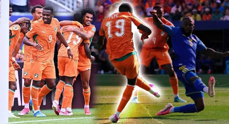 Costa de Marfil avanza a octavos tras vencer 2-0 a Curazao