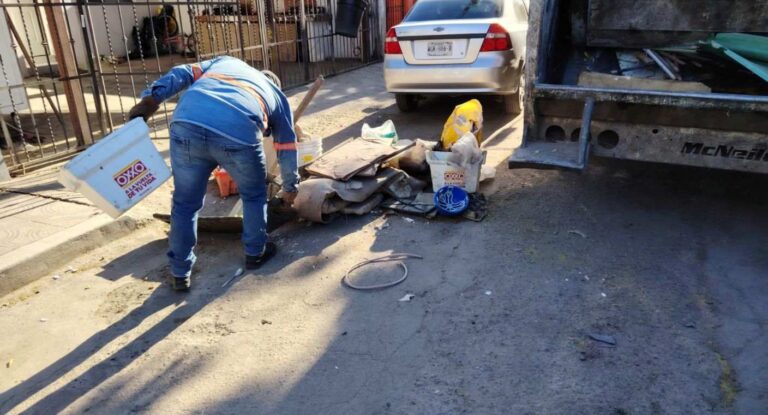 Jornada de descacharre en Hermosillo retira 287 toneladas de residuos para prevenir dengue y rickettsia