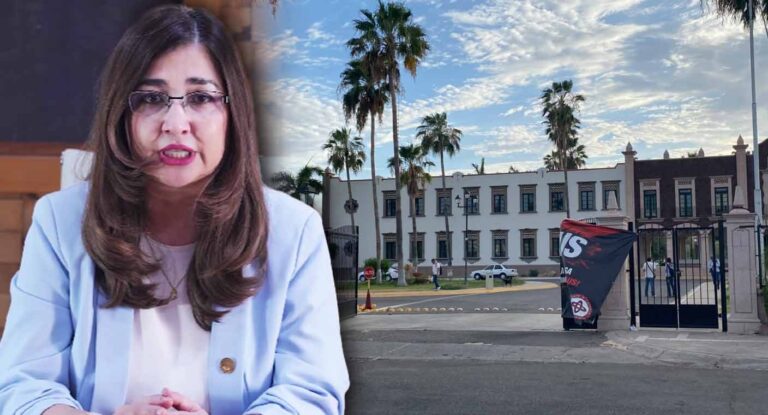Rectora Dena Camarena anuncia fin de huelga en la Unison tras acuerdos con STAUS Rectora Dena Camarena anuncia fin de huelga en la Unison tras acuerdos con STAUS