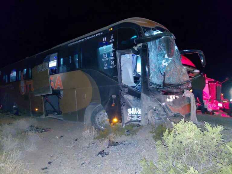 Accidente de autobús Tufesa en Sonoyta–San Luis Río Colorado sin víctimas mortales Accidente de autobús Tufesa en Sonoyta–San Luis Río Colorado sin víctimas mortales