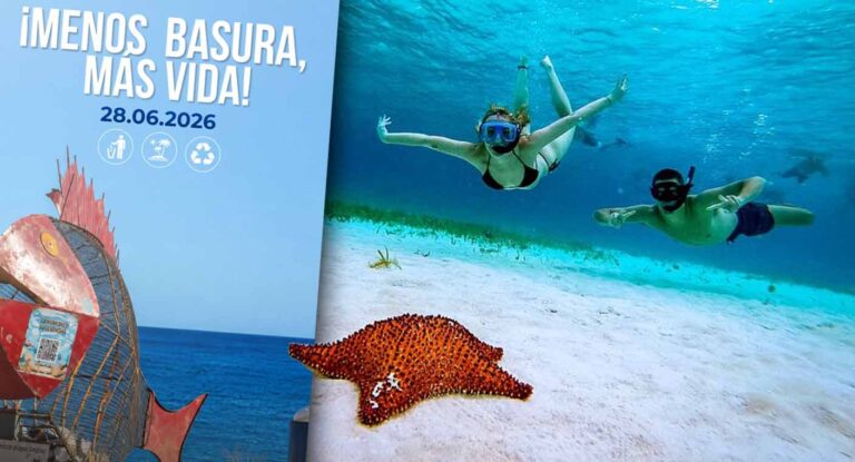Organizan jornada de snorkel para limpiar playas en San Carlos, Sonora