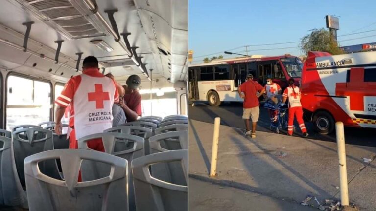 Mujer da a luz en camión urbano de Hermosillo durante emergencia de parto