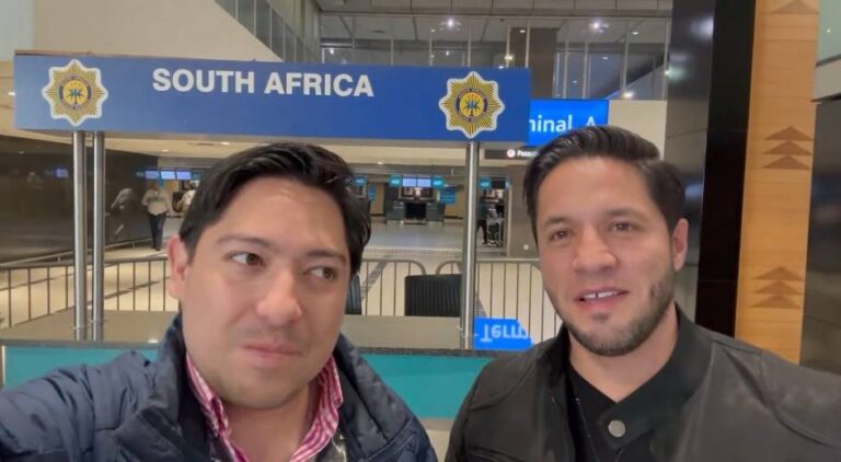 Liberan a periodistas mexicanos de TUDN detenidos en Sudáfrica por uso de dron