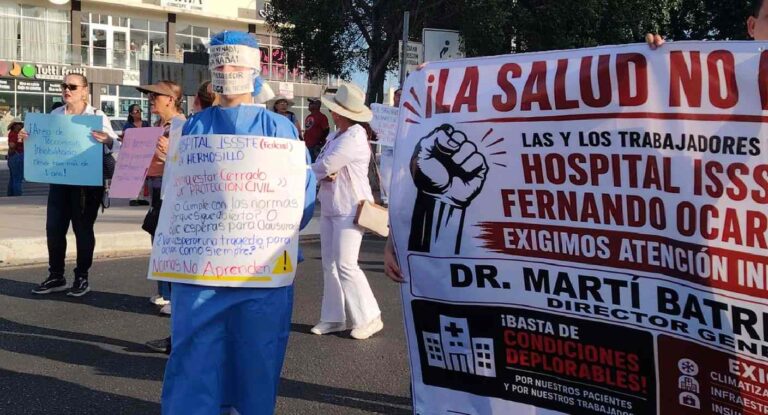 ISSSTE anuncia mejoras en hospital de Hermosillo tras evaluación técnica y protestas laborales ISSSTE anuncia mejoras en hospital de Hermosillo tras evaluación técnica y protestas laborales