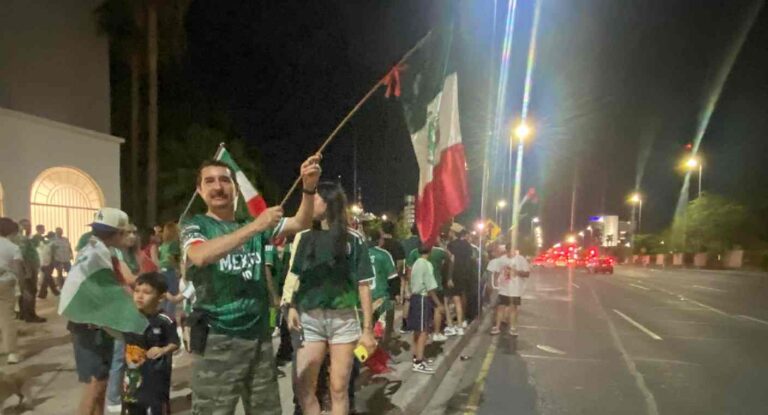 Hermosillenses celebran triunfo de México sobre Chequia en Mundial 2026