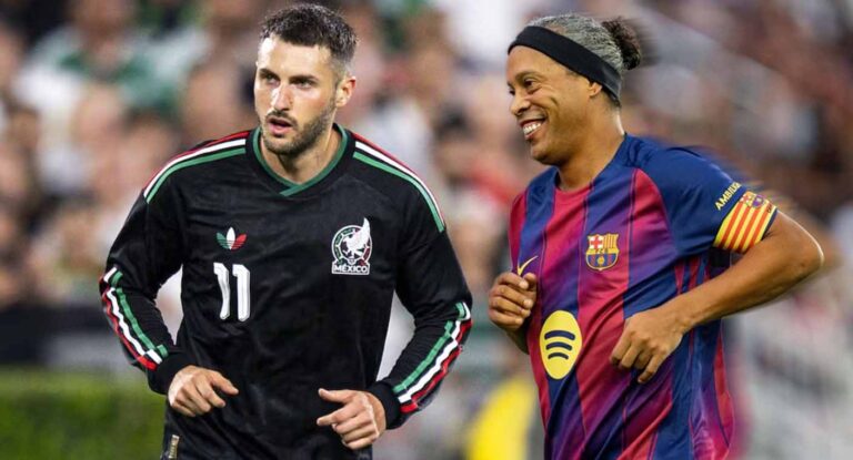 Ronaldinho destaca a Santiago Giménez como figura clave para el Mundial 2026