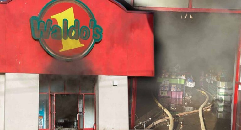 Incendio consume tienda Waldo’s en Mexicali; evacuan a clientes y empleados Incendio consume tienda Waldo's en Mexicali; evacuan a clientes y empleados
