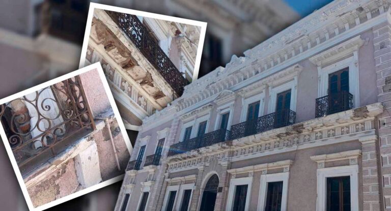Edificio histórico del Museo de Culturas Populares en Hermosillo muestra deterioro en su fachada