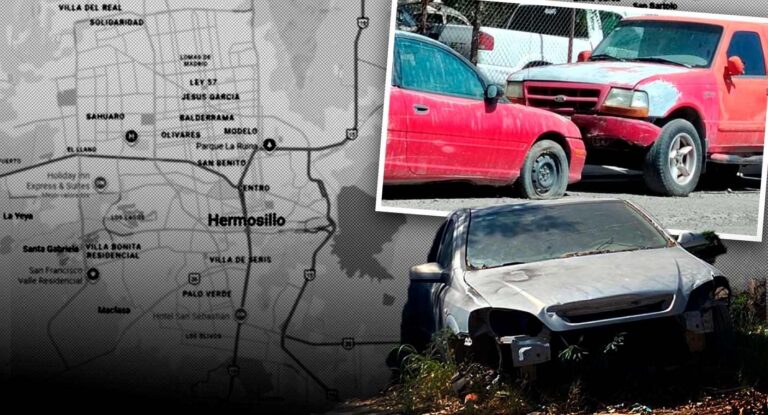 Colonias de Hermosillo con más reportes de vehículos abandonados en la vía pública Colonias de Hermosillo con más reportes de vehículos abandonados en la vía pública