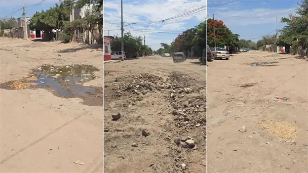 Calles del poblado Miguel Alemán presentan deterioro y abandono en Hermosillo Calles del poblado Miguel Alemán presentan deterioro y abandono en Hermosillo