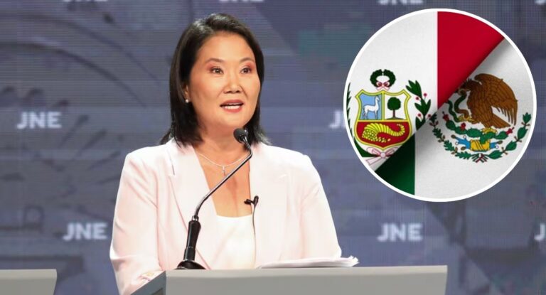 Keiko Fujimori propone reactivar relaciones diplomáticas entre Perú y México