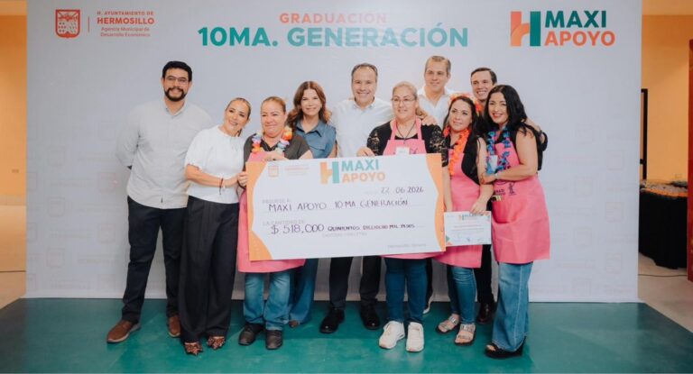 Maxi Apoyo beneficia a 300 mujeres en Hermosillo y lanza cursos avanzados para participantes previas