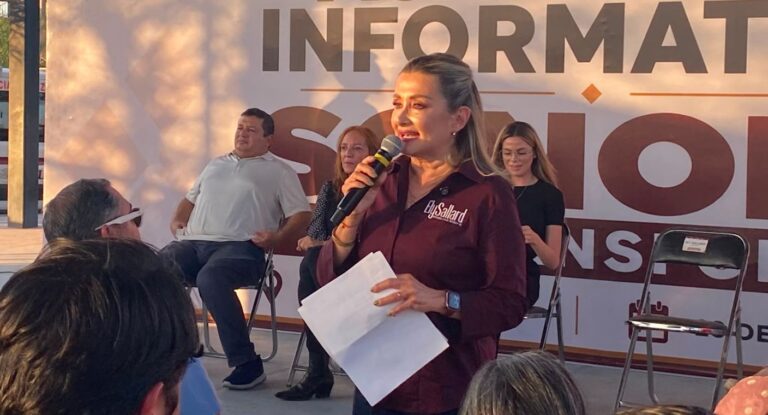 Diputada Ely Sallard lidera asamblea informativa en colonia Las Minitas de Hermosillo Diputada Ely Sallard lidera asamblea informativa en colonia Las Minitas de Hermosillo