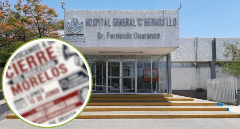 Trabajadores del ISSSTE anuncian cierre del bulevar Morelos en Hermosillo este lunes Trabajadores del ISSSTE anuncian cierre del bulevar Morelos en Hermosillo este lunes