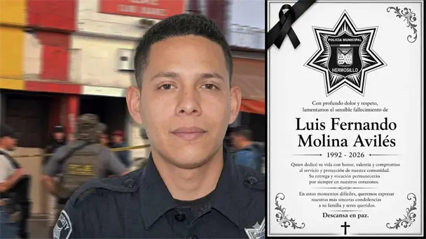 Sigue prófugo agresor que asesinó al oficial Luis Fernando Molina en Hermosillo Sigue prófugo agresor que asesinó al oficial Luis Fernando Molina en Hermosillo