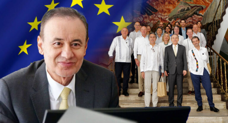 Durazo recibe delegación europea en Sonora para impulsar inversión y comercio