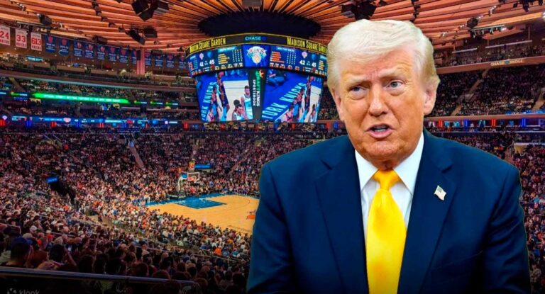 Refuerzan seguridad en Madison Square Garden por visita de Trump a Finales de la NBA