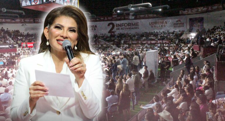Lorenia Valles presenta avances en su segundo informe desde Hermosillo