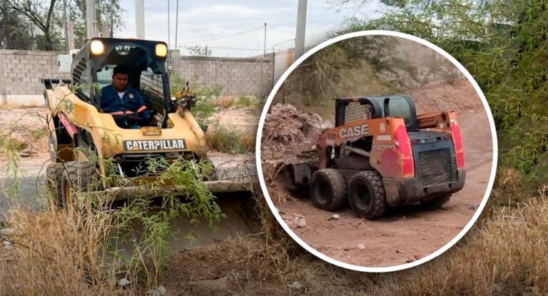 Hermosillo avanza en limpieza de canales con 80% de trabajos preventivos antes de temporada de lluvias