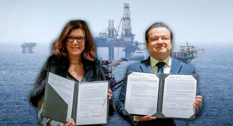 Pemex y Petrobras acuerdan explorar petróleo en aguas profundas del Golfo de México