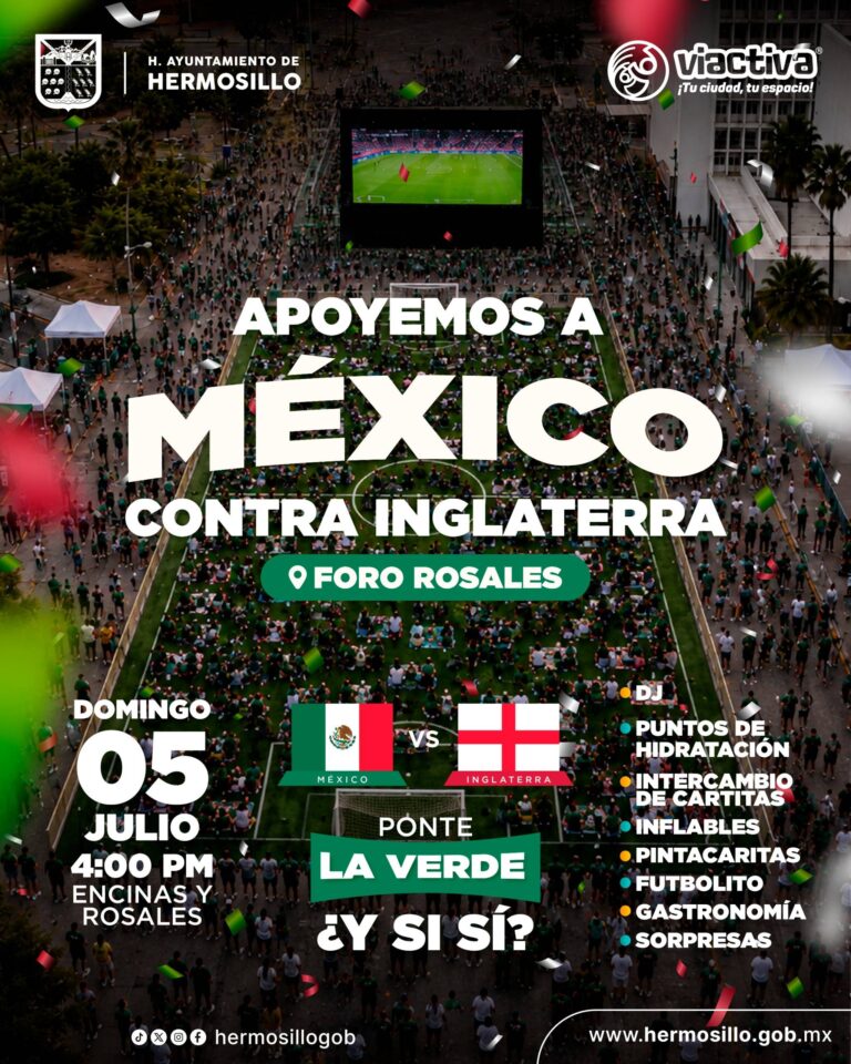 Foro Rosales abrirá sus puertas para transmisión del partido de México Foro Rosales abrirá sus puertas para transmisión del partido de México