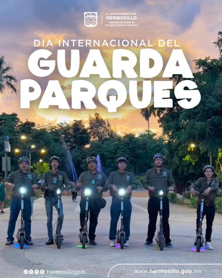 Gobierno de Hermosillo reconoce a guardaparques en el Parque Madero
