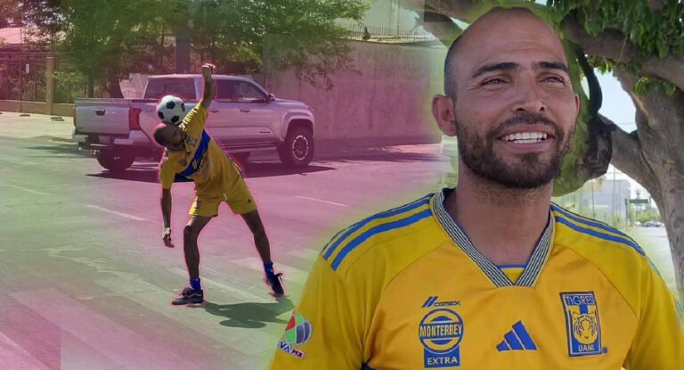 David Miranda usa el freestyle y el fútbol para salir adelante en Hermosillo bajo el calor de 40 grados