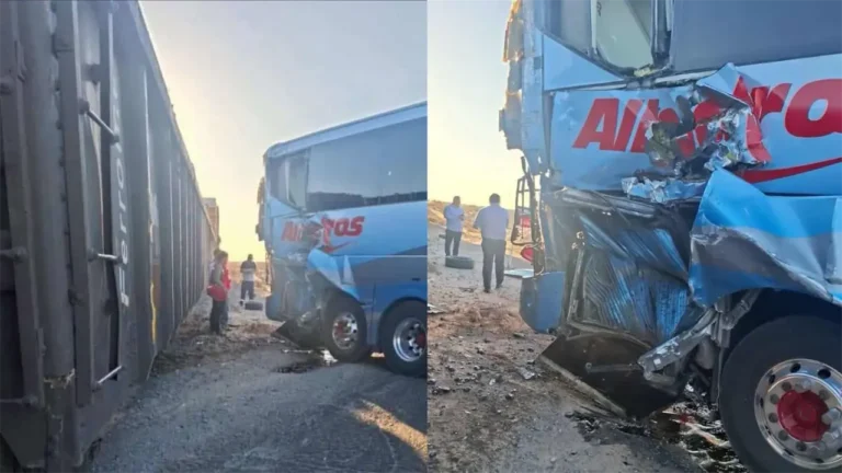 Tren choca contra autobús de pasajeros en Puerto Peñasco Tren choca contra autobús de pasajeros en Puerto Peñasco