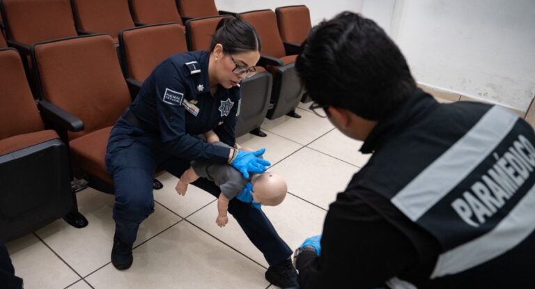 Policías estatales de Sonora obtienen certificación en primeros auxilios para emergencias en operativos