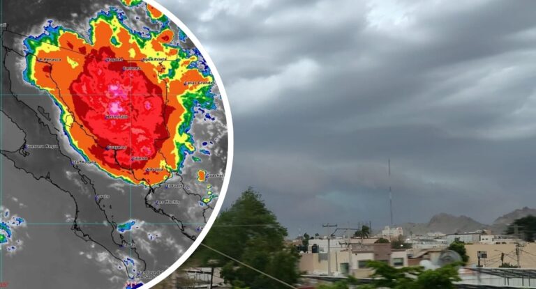 Lluvias en Sonora disminuyen intensidad pero persisten riesgos en la carretera al sur