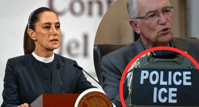 Sheinbaum critica petición de oposición contra ICE tras llegada a EEUU