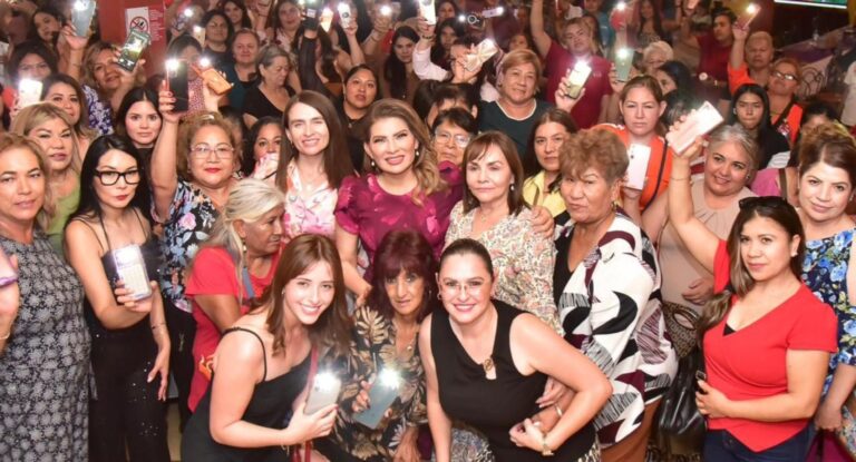 Lorenia Valles resalta el papel de las mujeres en la continuidad de la 4T en Nogales