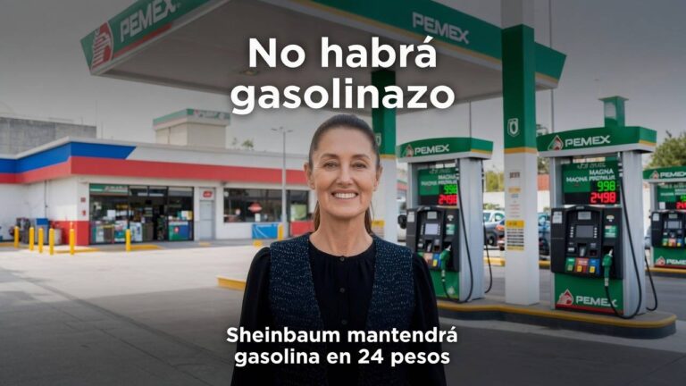 Sheinbaum confirma que mantendrá precio de gasolina en 24 pesos pese a crisis internacional Sheinbaum confirma que mantendrá precio de gasolina en 24 pesos pese a crisis internacional