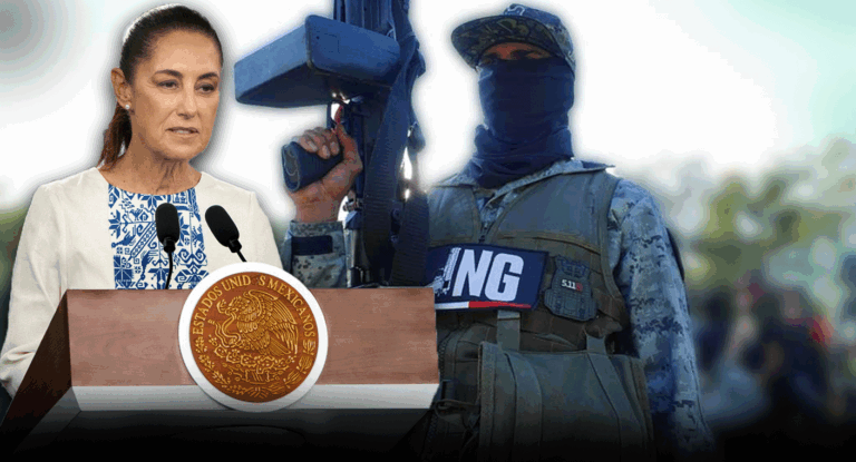 Claudia Sheinbaum pide a EU pruebas sobre financiamiento con huachicol fiscal vinculado al CJNG Claudia Sheinbaum pide a EU pruebas sobre financiamiento con huachicol fiscal vinculado al CJNG