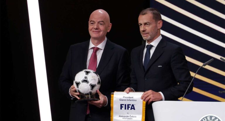 UEFA rechaza plan de inversión privada en el Mundial y amenaza con boicotear torneos FIFA UEFA rechaza plan de inversión privada en el Mundial y amenaza con boicotear torneos FIFA