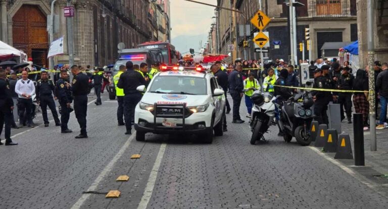 Ataque armado en Plaza de Santo Domingo deja un muerto y dos heridos en CDMX